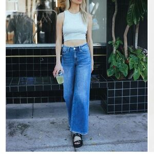 BNWOT Women's Vervet - High Rise Trouser Wide Leg Jeans